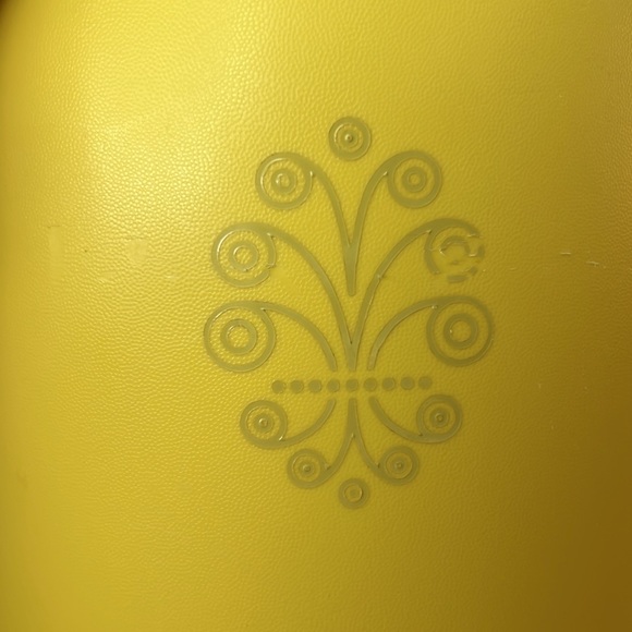 70’s VNTG lot 3 yellow Tupperware, containers ( holds Flour/Sugar/Coffee/Rice) - Picture 6 of 13